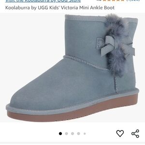 Cozy Gray /BLUE Kids Boots